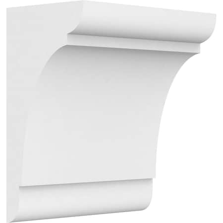 Ekena Millwork Standard Olympic Architectural Grade PVC Corbel, 7"W x 4"D x 8"H CORP07X04X08OLY